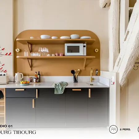 Beauquartier - Marais, Bourg Tibourg Daire