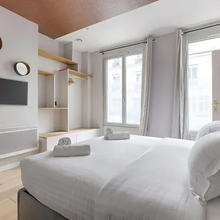 Mykeypers - Luxury Flat 3br 8p With Jacuzzi - Haussmann Appartamento