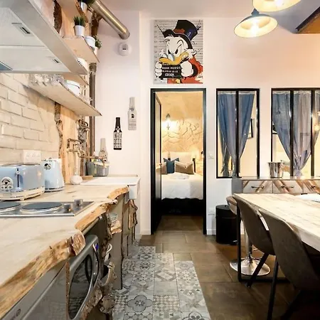P1- Wonderful Experience Near Montmatre For 4-6p Апартаменты *