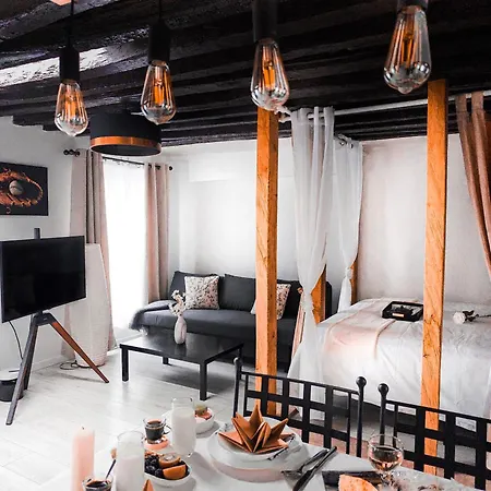 Rustic Charm&dreamhome 40m2 In The Heart Of Paris, Near Pompidou And Notre-dame, Subway 4,8,9 Honeymoon Favourite Lejlighed *