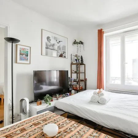 Superbe T2 Bien Equipe Pere Lachaise - Bastille Apartment *